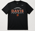 Nike Davis Football Dri-Fit Tee
