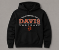🏈 Davis Football Pullover Hoodie (Non Nike)